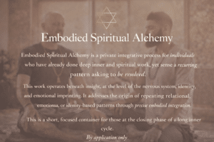 Embodied Spiritual Alchemy